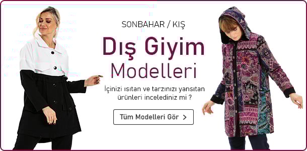 Pamuk Kadın Sonbahar / Kış Dış Giyim Ürünleri